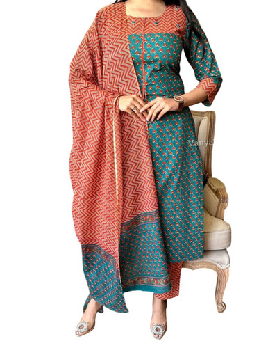 Ladies Cotton Kurti Pant - Decoration Material: Paint