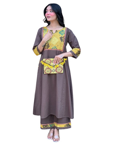 Pure Cotton Kurta Pant Plazzo