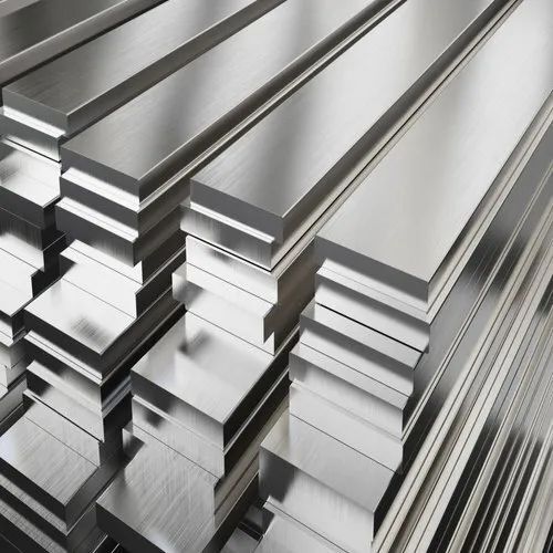 Stainless Steel Flat Bar - Rectangle Shape, Plain Pattern, Fine Finished, Silver | Corrosion Resistant, Heat Resistant, Durable, Customized Size