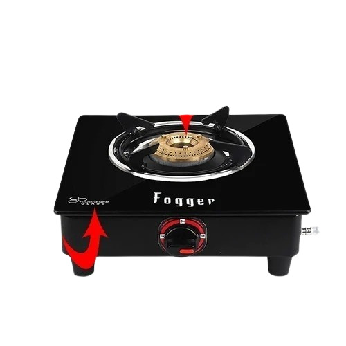 1 Burner Gas Stove Glass Top