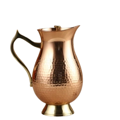 Golden Copper Utensils - Copper, Standard Size, Golden Color | Polished Finishing, Durable, Corrosion Resistant, Rust Proof