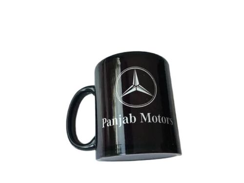 Bone China Black Patch Mug - Color: All