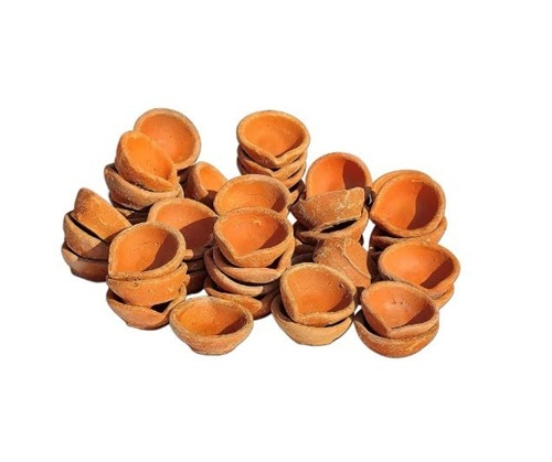 Clay Diya - Color: Brown