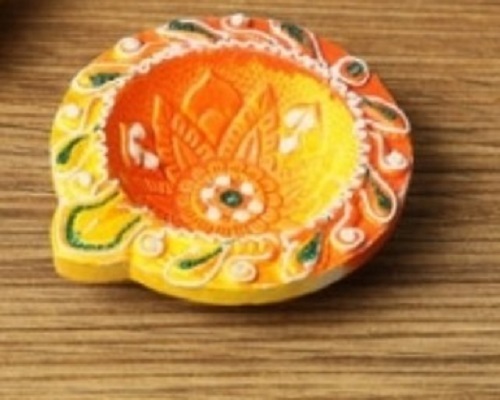 Festival Decorative Diya - Color: Multi Color