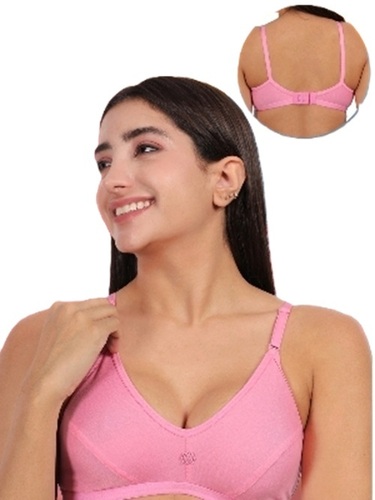 Full Figure Ladies Designer Bra - Fabric Type: Cotton