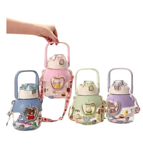 Imported Panda Cartoon Kids Water Bottle 900Ml - Capacity: 900 Milliliter (Ml)