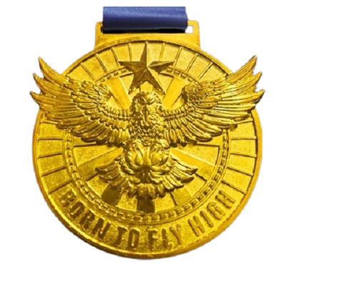  Custom Sports Medal With Ribbon - Color: All Colors