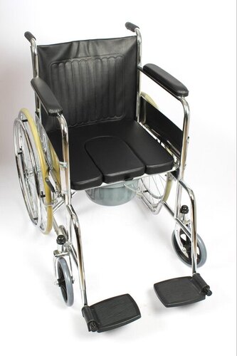 Arrex Folding Commode Wheelchair
