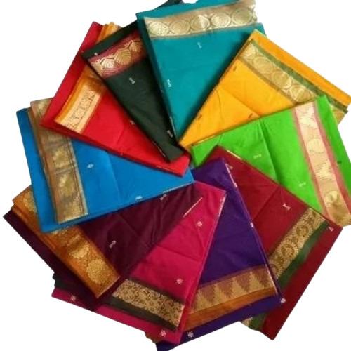 Printed Poly Cotton Sarees
