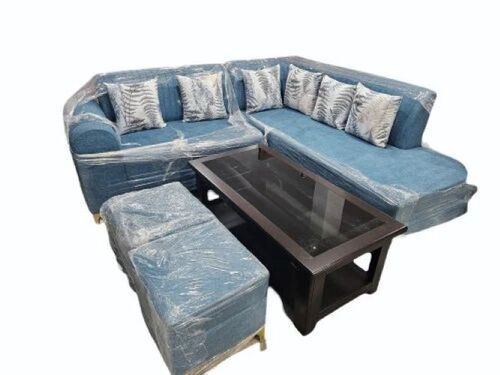 Wooden T Shape Sofa Set