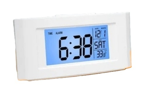 Backlight Clock With Temperature