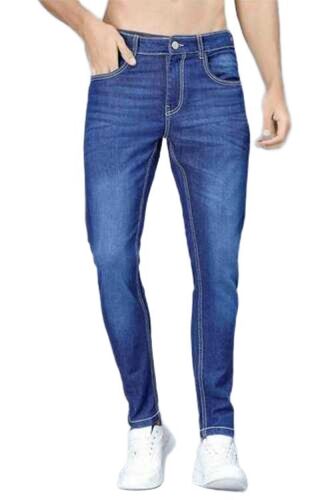 High Design Mens Blue Denim Jeans