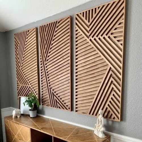 Multicolor Wooden Wall Decor