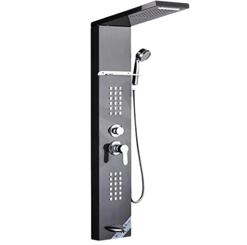 Ruvel Reyn With 5 Water Functions Top Rainfall Water Outlet Shower Panel