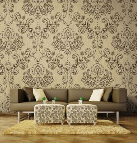 Stylish Wallpaper - PVC Custom Size Multi Color | Pattern-Printed Wall Decoration