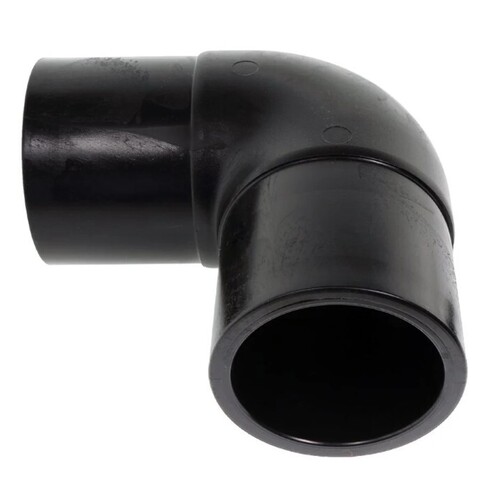 90 Degree Black Hdpe Pipe Bends