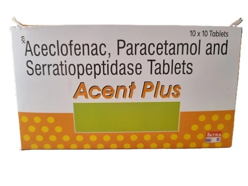 Aceclofenac Paracetamol Serratioptidase Tablets