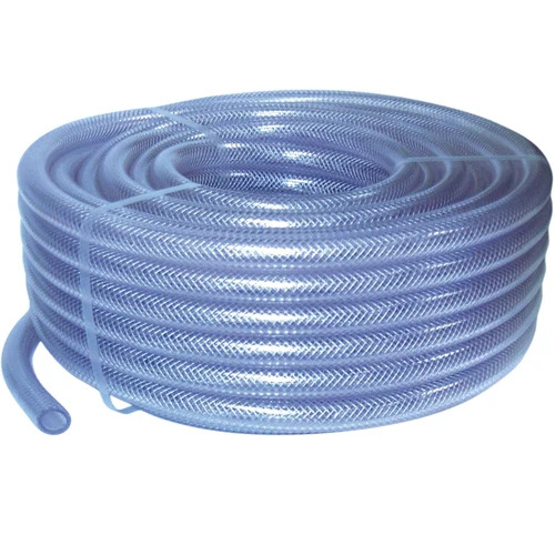 Pvc Nylon Braided Hose - Color: Transparent