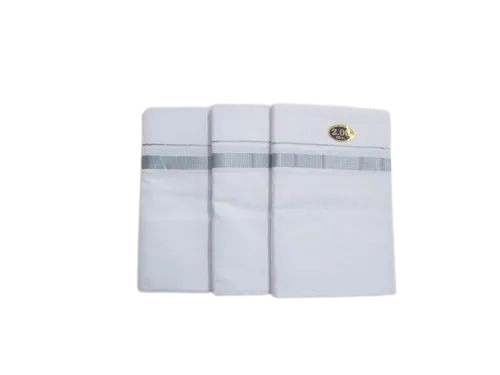 Silver Border Cotton Dhoti