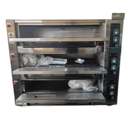 3 Deck 6 Tray Gas Oven