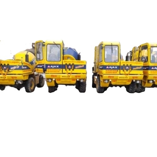 Automatic Ajax Fiori Concrete Mixer - Color: Yellow