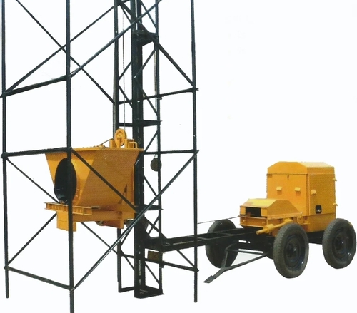 Angle type tower hoist