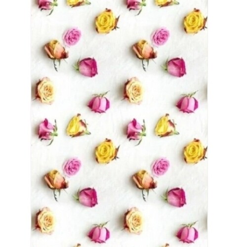 Floral Print White Fabric - Feature: Shrink Resistance