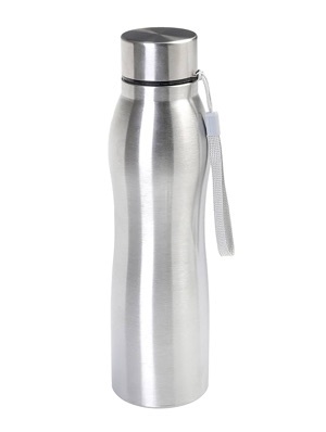 Stainless Steel Water Bottle - Shape: Round