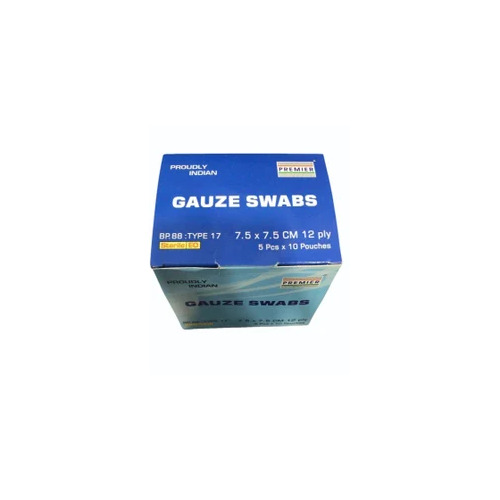 White Sterile Gauze Swab
