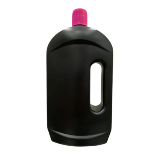 Black HDPE Plastic Bottle