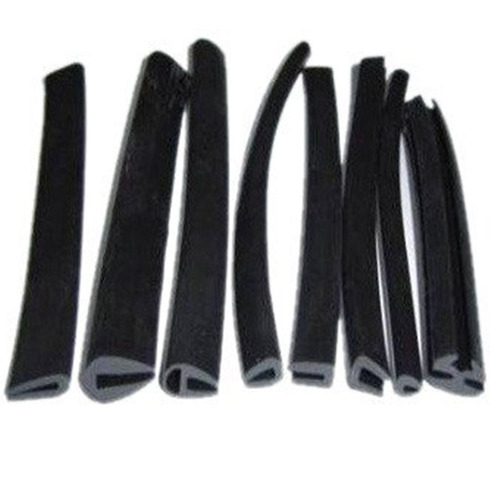 Black Rubber Beading