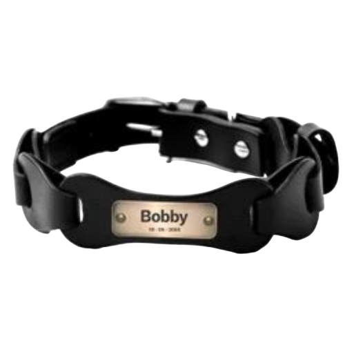Leather Personalised Dog Collar
