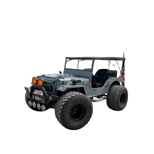 Modified Gray Jeep