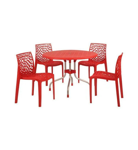 Plastic Restaurant Table Chair Set