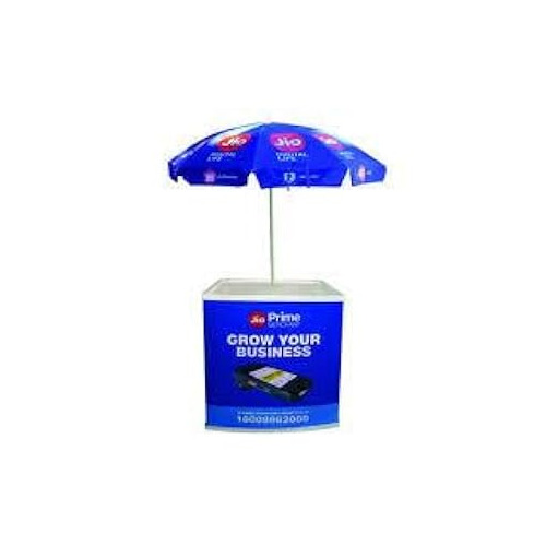 Promotional Table With Umbrella