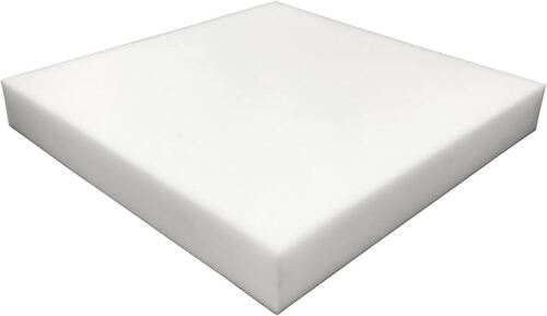 White Rectangular Foam - Foam, Standard Size, White | Lightweight, Plain Texture, Industrial Use, Handwash