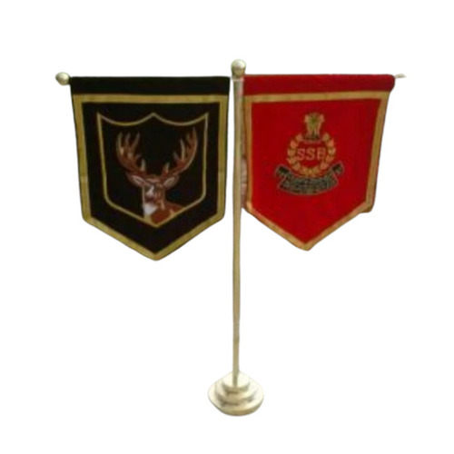 T Rod Stand With 2 Flag