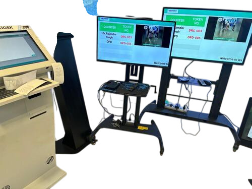 Queue Management Kiosk - Suitable Currency: Indian Rupees