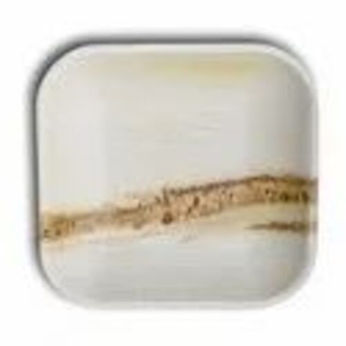 8 Inch Palm Leaf Square Plate