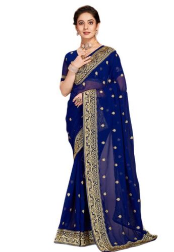 Party Wear Ladies Saree - Design: New