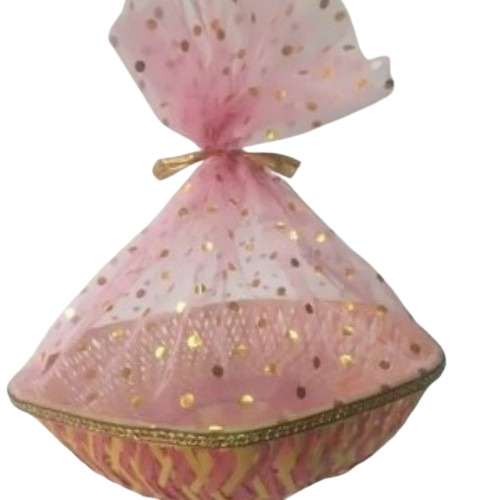 Bamboo Colour Bandhani Baskets