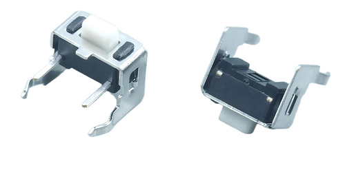 Bent Leg Bracket With White Handle Tact Switch 3*6*H