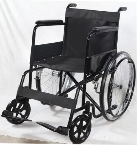 Black High Design Wheelchair - Backrest Height: 5 Foot (Ft)