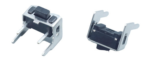 Straight leg bracket with black handle tact switch 3*6*H