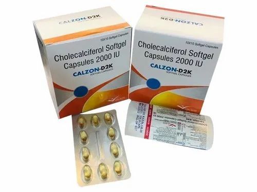 Calzon-D2k Cholecalciferol Softgel Capsules