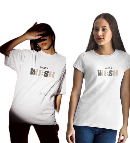 Make A Wish Printed T Shirt