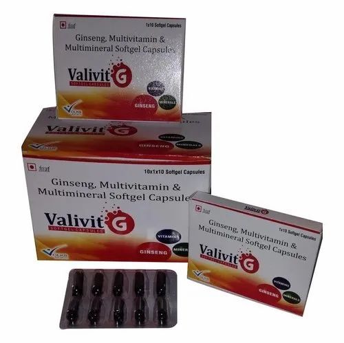 Valivit G Ginseng मल्टीविटामिन और मल्टीमिनरल सॉफ़्टजेल कैप्सूल्स