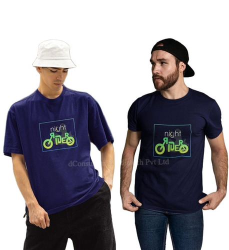 Night Rider Neon Printed T Shirt