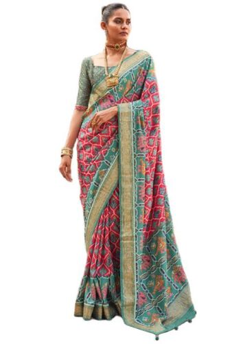 Shiny Finish Silk Saree