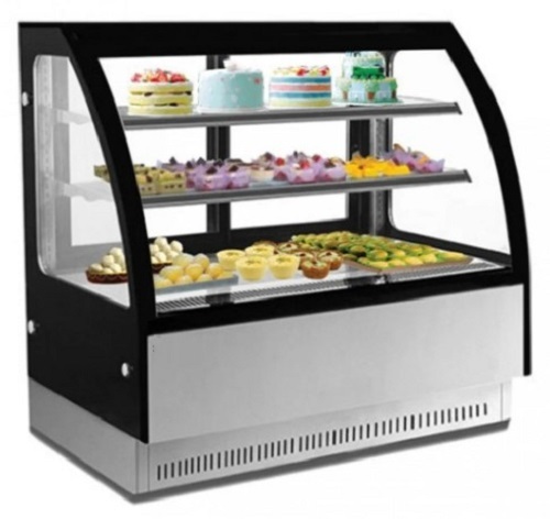 Stainless Steel And Glass Display Counter